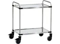 Edelstahlwagen, H950 x L1070 x B670 mm, 2 Etagen
