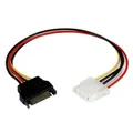 StarTech.com LP4SATAFM12 30cm SATA auf Molex LP4 Stromadapter Bu/St