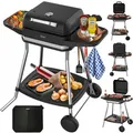 2in1 Elektrogrill BBQ Grilll Standgrill Elektrischer Barbeque Grill Tischgrill
