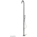 JEE-O Original 02TH Gartendusche gebürstet mit Handbrause und Thermostat