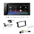 Pioneer Autoradio Bluetooth für Volkswagen VW Golf VI piano black Canbus