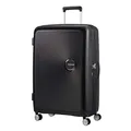 American Tourister Soundbox - Spinner L Erweiterbar Koffer, 77 cm, 97/110 L, Schwarz (Bass Black)