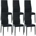 CLP Stuhl, Schwarz, Textil, 41.5x99x40 cm, Esszimmer, Stühle, Esszimmerstühle, Vierfußstühle