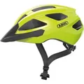 ABUS Rennradhelm Macator - sportiver Fahrradhelm für Einsteiger - auch für Zopfträger/-innen - für Damen und Herren - Gelb, Größe S (51-55 cm) - Gelb