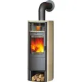 Hark Opera B grande Kaminofen Ofenkacheln Creme 7 kW mit Automatik