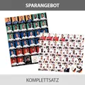 EM 2020 REWE + WM 2018 REWE Sammelkarten - je 1 Komplettsatz