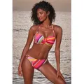 Bruno Banani Bügel-Bandeau-Bikini mit grafischem Druck orange 40